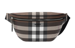 Burberry Сумка-слинг через плечо, мужская, холщовая, через плечо, стандартная, темно-березово-коричневая 80365591