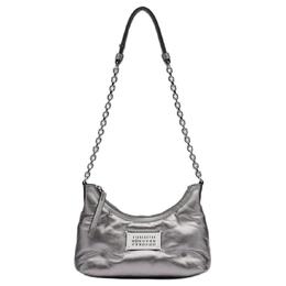 Сумка-хобо Glam Slam Micro, женская, серебристая Maison Margiela sb1wg0021p6748h3809