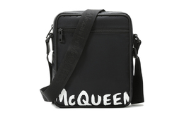 Alexander McQueen Сумка-мессенджер из ткани, сумка через плечо, мужская, черная 632026-hwc2b-1070