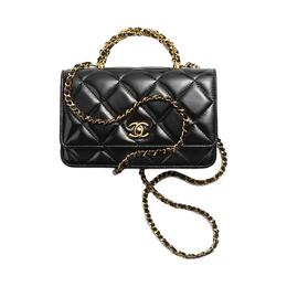 Chanel Сумка через плечо из полированной овчины, женская, черная ap4166-b17675-94305