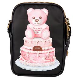 Moschino Сумка через плечо из нейлоновой ткани, женская, черная a75668213-1555