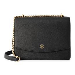 Tory Burch Сумка через плечо Emerson из кожи, женская, черная 78604-001