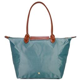 Longchamp Сумка-шоппер из переработанного полиамида, холст, сумка на одно плечо, большого размера, женская, зеленого цвета l1899089139
