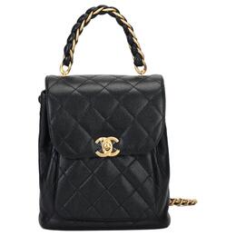 Chanel Женский рюкзак из коровьей кожи, черный as4979-b17381-94305