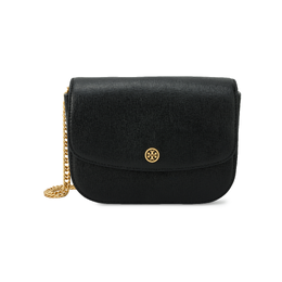 Tory Burch Кожаная сумка через плечо, женская, черная 83077-001