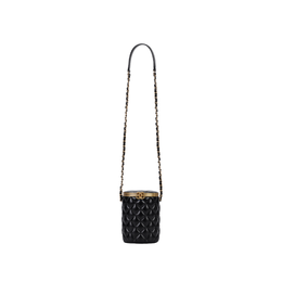Chanel Сумка-коробка из овчины, сумка через плечо, женская, черная as2641-b05993-94305