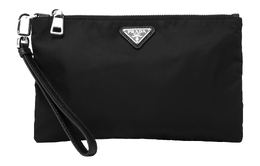 Prada Нейлоновые клатчи, наручные сумка, обычные мужские, черные 2nh004-2dmh-f0002
