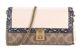 Сумка-тоут Hutton PVC Chain Bag, женская, разноцветная Coach c2629-b4sbi