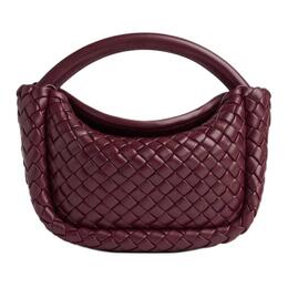 Bottega Veneta Сумка через плечо из овчины, женская, мини-сумка Barolo красного цвета 805739v3rg12250