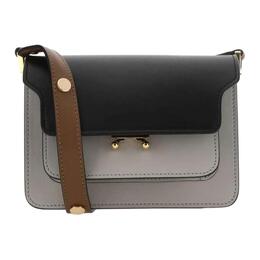 Сумка через плечо из коровьей кожи, мини, женская, серая Marni sbmps01no3lv589-z325n