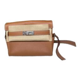 Hermes Сумка-мессенджер Kelly Messenger Evercolor из кожи, через плечо, маленькая, унисекс, 37, золотисто-коричневая h084946ck37