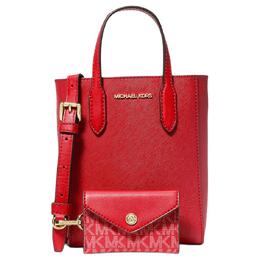 Сумка-тоут из коровьей кожи, сумка через плечо, женская, мини-сумка Vermilion Michael Kors 35f4g2vc0t-2610