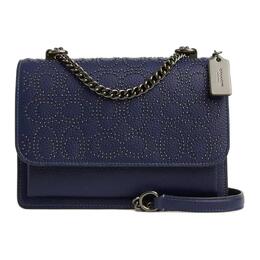 Сумка Klare Litchi Grain Leather, сумка через плечо Trumpets, женская, цвет морской волны Coach cx260-qbpvh