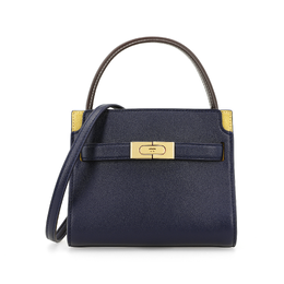 Мини-сумка Lee Radziwill из коровьей кожи на одно плечо, цвет морской волны Tory Burch 84567-405