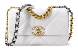 Chanel Сумка из овчины, сумка через плечо, сумка через плечо, белая, женская, 19 сумок as1160-b04852-10601白色
