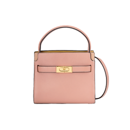 Tory Burch Сумка Lee Radziwill из телячьей кожи, женская, через плечо, мини, розового цвета 86384-664