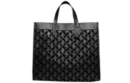 Coach Сумка-шоппер из кожи и замши, мужская, черно-желтая, из холста c6612-mwbk