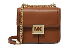 Michael Kors Сумка-цепочка Sonia из коровьей кожи, сумка через плечо Trumpets, женская кожа, коричневая 35f1g6ss5l-230