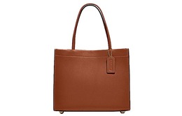 Coach Сумка-шоппер Cashin Leather, сумка-шоппер, сумка через плечо, маленькая женская, коричневого цвета c8544-b4l4a