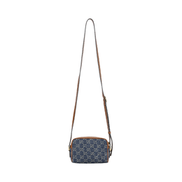 Gucci Сумка через плечо из холста, женская, синяя/коричневая 517350-2kogg-8357