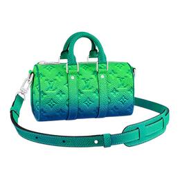 Louis Vuitton Сумка Keepall Xs Taurillon Illusion Blue/Green m59691