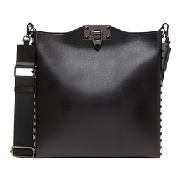 Valentino Сумка через плечо ROCKSTUD из коровьей кожи, унисекс, черная xy2b0-b42lnh-0no