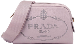 Кожаная сумка через плечо женская, цвет водяной лилии Prada 1bh187_2dkv_f0nz2_v_olo