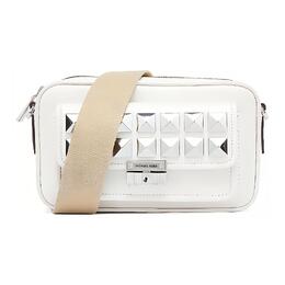 Michael Kors Кожаные сумки для фотоаппаратов Bradshaw, сумки через плечо, женские белые сумки через плечо 32h1s2bc2t-optic-white