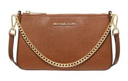 Сумка Jet Set из коровьей кожи, женская, карамельного цвета Michael Kors 35s0gtvu6l-luggage