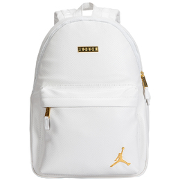 Кожаный PU Рюкзак с Аппликацией Обычный Унисекс Белый Золотой Jordan do9259-100