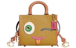Сумка Rogue Leather на одно плечо, маленькая размеры, женская, льняные Coach cc399-b4rqd