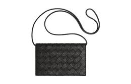 Bottega Veneta Сумка через плечо из овчины, женская, черная 708586vcpp38425