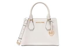 Michael Kors Сумка-шоппер Camille Leather Tote Bag, сумка-шоппер Killer Bag, женская сумка через плечо, небольшого размера, молочно-белая 30t0gcas1l-289