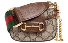 Женская сумка-кошелек Horsebit 1955 с монограммным ремешком Gucci 699760-huhhg-8565