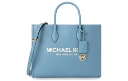 Michael Kors Сумка через плечо Mirella из кожи, сумка-шоппер, сумка на плечо, женская сумка среднего размера, светло-голубого цвета 35s2g7zt7l-519