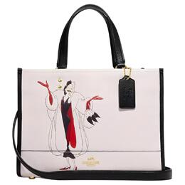 Coach Женская сумка через плечо из коровьей кожи Dempsey, коллекция Disney, белая cc946-imcah