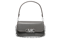 Кожаная женская сумка PARKER через плечо Michael Kors 30f2s7pc2l-heather-grey