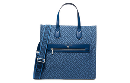 Michael Kors Сумка-шоппер из искусственной кожи, сумка-шоппер, сумка через плечо, женская сумка-туба, цвет "озеро-голубой" 30f2s4kt3j-494