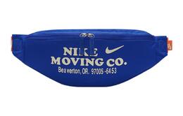 Nike Сумка-пояс Heritage из полиэстера на одно плечо, обычная, унисекс, синяя dv6072-405