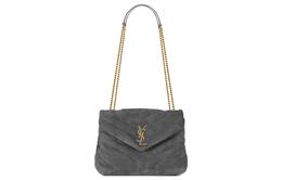 Сумка через плечо LOULOU из телячьей кожи, женская, серая Saint Laurent 494699-1u867-1112