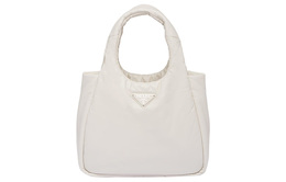 Prada Сумка-корзина из мягкой овечьей кожи, женская, белая 1bg413_2dyi_f0009_v_ovo
