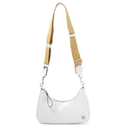 Tory Burch Женская кожаная сумка через плечо MERCER Trumpets, белая 88188-100
