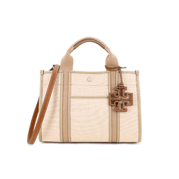 Tory Burch Холщовая сумка-тоут, сумка для покупок, холщовая сумка, сумка через плечо, маленькая женская сумка нежно-розового цвета 142577-654