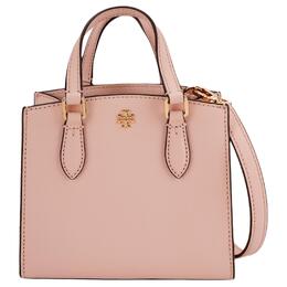 Tory Burch Сумка через плечо Emerson из кожи, женская, кварцевого цвета, розового цвета, небольшого размера 78606-950