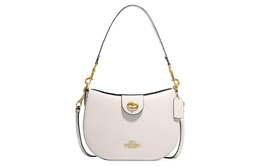 Coach Сумка Ella из коровьей кожи, сумка через плечо, среднего размера, женская, белого цвета ch196-imchk