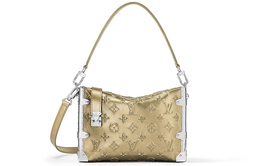 Louis Vuitton Сумка Metallic Light Gold Calfskin Side Trunk Light Gold m21477