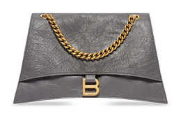 Портативная сумка через плечо CRUSH из коровьей кожи, женская, серая Balenciaga 716393210it1404