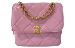 Chanel Женский рюкзак из овчины 23P SS, розовый as3884-b10389-nm368