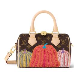 Сумка Yayoi Kusama X Speedy Louis Vuitton m46469棕色