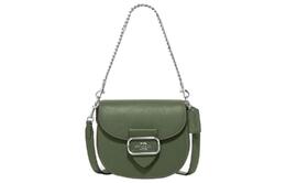 Coach Сумка-седло из зернистой кожи, через плечо, среднего размера, женская, зеленого цвета ch313-svdsg